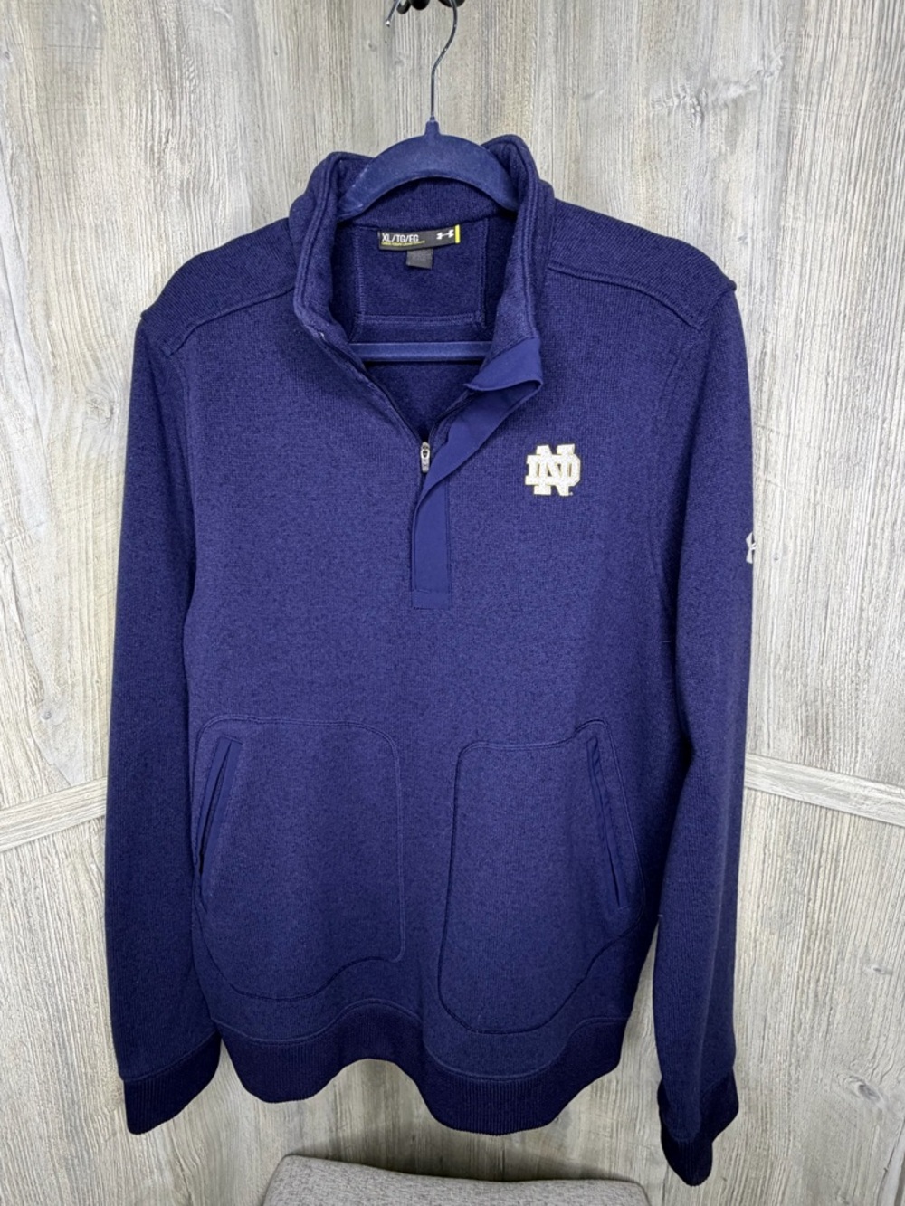 Under Armour Notre Dame Pullover Navy